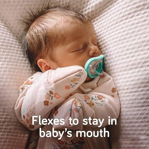 Nanobebe Baby Pacifiers 0-3 Month - Orthodontic, Curves Comfortably with Face Contour, Award Winning for Breastfeeding Babies, 100% Silicone, Perfect Baby Registry Gift 2pk,Grey thumbnail 6