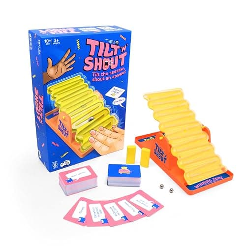 Big Potato Tilt 'n' Shout – Fast-Paced Family Party Game with 150 Unique Categories, Interactive Marble-Run Timer, Perfect for Game Nights, Kids and Adults thumbnail 6