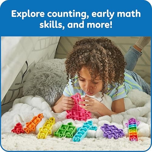hand2mind Numberblocks Sensory Bubble Poppers, Push Pop Fidget Toys, Keychains for Kids, Counting Math Manipulatives, Fine Motor Tools, Calm Down Corner Supplies, Preschool Toys for Classroom thumbnail 4