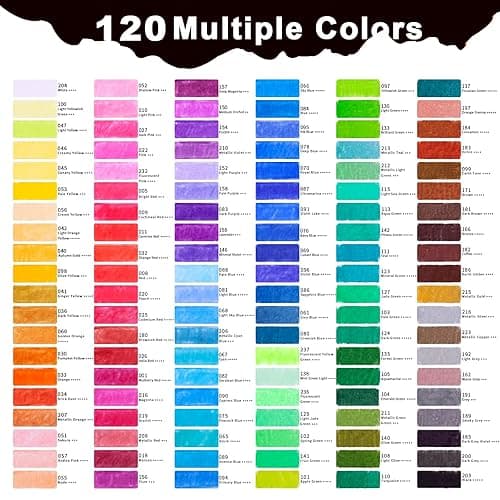 KALOUR Premium Colored Pencils,Set of 120 Colors,Artists Soft Core with Vibrant Color,Ideal for Drawing Sketching Shading,Coloring Pencils for Adults Beginners kids… - 120 thumbnail 2