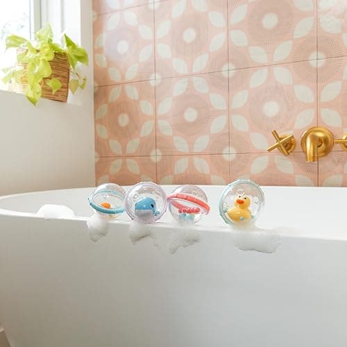 Munchkin® Float & Play Bubbles™ Baby and Toddler Bath Toy, 4 Count thumbnail 6