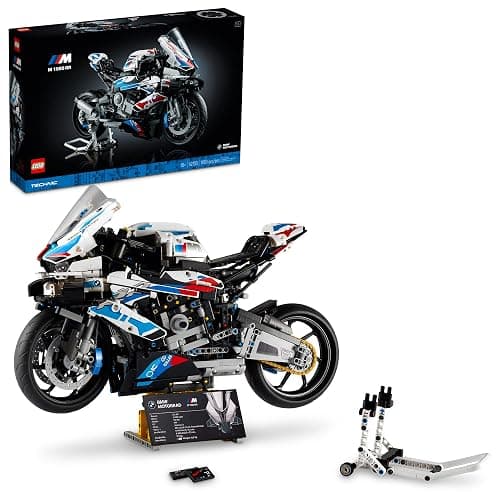 LEGO Technic BMW M 1000 RR 42130 Motorcycle Model Kit for Adults, Build and Display Set with Authentic Features, Motorcycle Gift Idea - Image 1