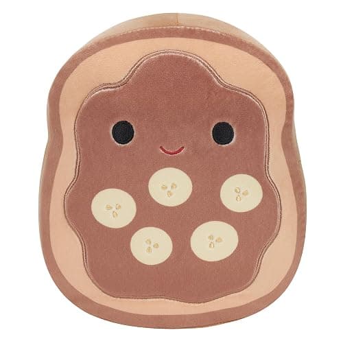Squishmallows Original 8-Inch Danilo Chocolate Banana Toast - Official Jazwares Plush - Image 1