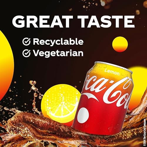 Coca Cola Classic Can Lemon 330 ml (Pack of 24) thumbnail 4