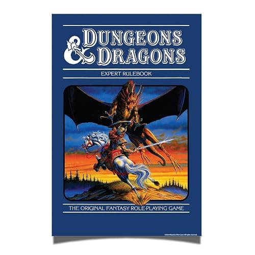 Desert Cactus Dungeons & Dragons Poster 11 x 17 Inch Room Office Décor Decoration Official Fan Gear (11x17 inch,Design F, Paper) - Image 1