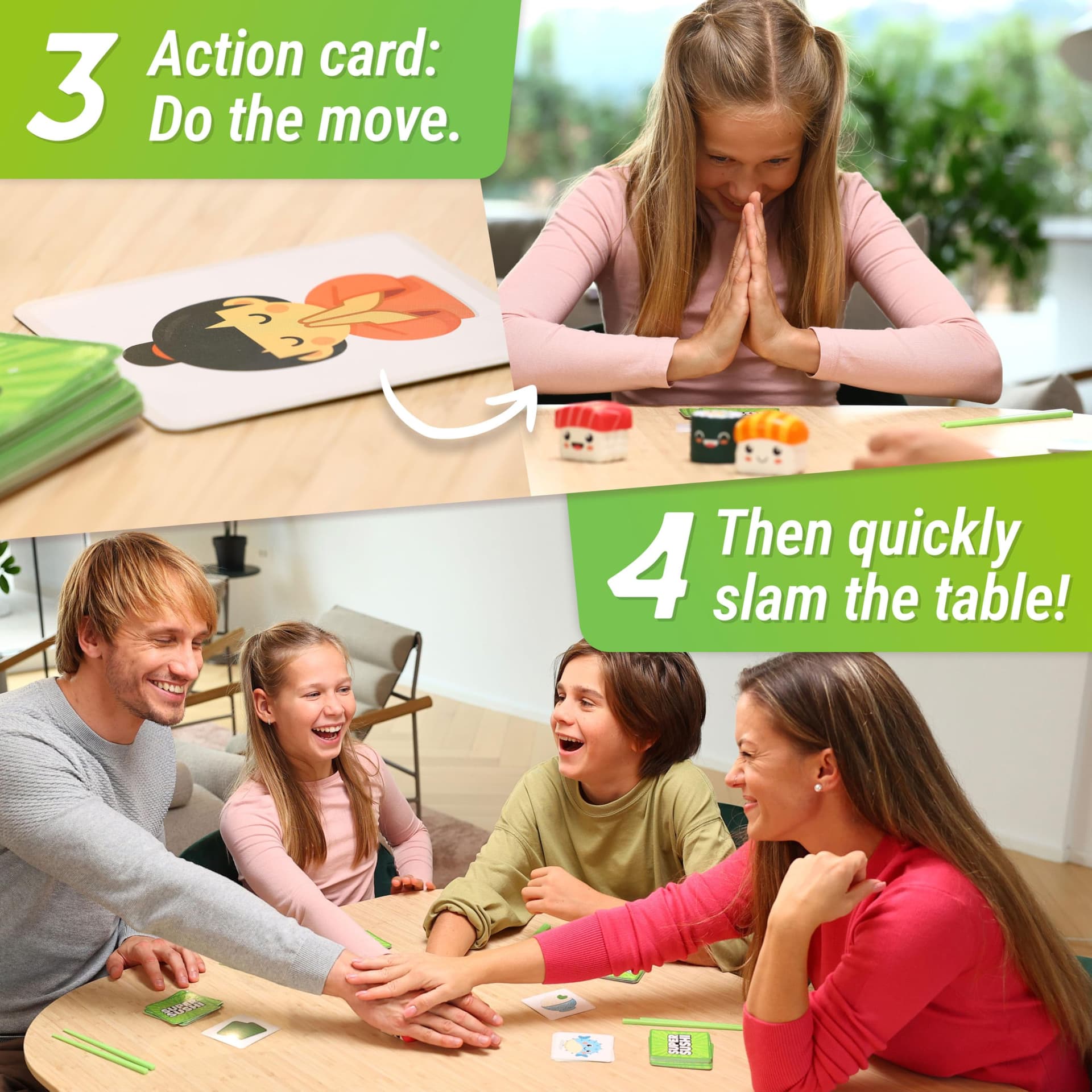Super Sushi – Fun Family Board Game - Hilarious Party Matching Card Game for Kids, Teens & Adults thumbnail 4