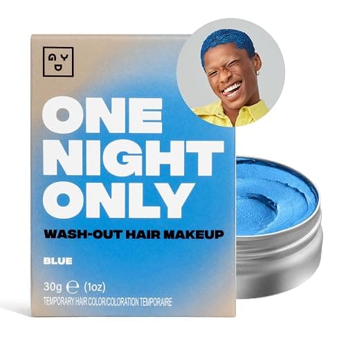 Good Dye Young - One Night Only (Blue) | Temporary Hair Color for Kids & Adults | Hair Chalk Alternative | Easy-to-Use & Wash Out, Vegan, Cruelty-free Color Hair Makeup for Rave, Party & Festival - Image 1