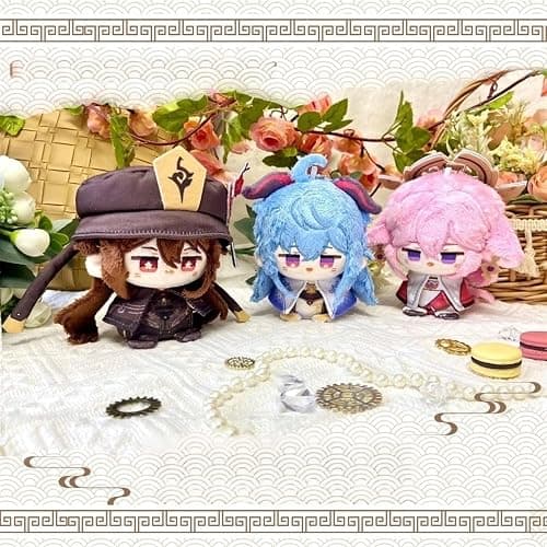 TOPLITHE Genshin Impact Kuscheltier, Anime Plüschtier Niedliche Weiche Stoffpuppe Schlüsselanhänger, Carcoon Figur Als Geschenk for Fans (Size : Arlecchino) thumbnail 7