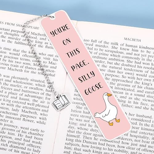 Cute Pink Stuff Gifts for Women, Girl Gifts for Women, Presents for Book Lovers, Book Maker Gifts for Readers Book Lovers Women, Book Reading Accessories for Book Club, Bookish Bookmark thumbnail 3