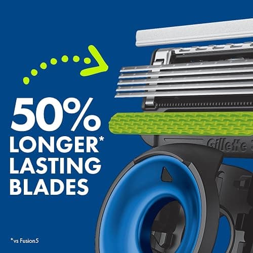Gillette Labs Special NFL Cowboys Edition Shaving Razor for Men - 1 Handle, 1 Razor Blade Refill, Perfect for Game Day Grooming, GilletteLabs with Exfoliating Bar thumbnail 4