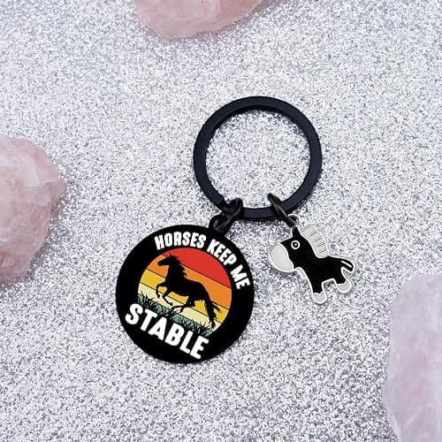 Uerifr Horse Gifts For Women Girls Cool Horse Keychain Decor | Gifts For Horses Lovers Owners Horses Stuff For Girls Equestrian Gift For Her Female thumbnail 5