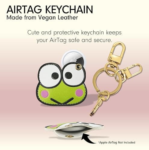 Sonix x Sanrio Character Keychain Case Compatible with Apple AirTag | Protective Cover Keychain Case for AirTag | Keroppi thumbnail 2