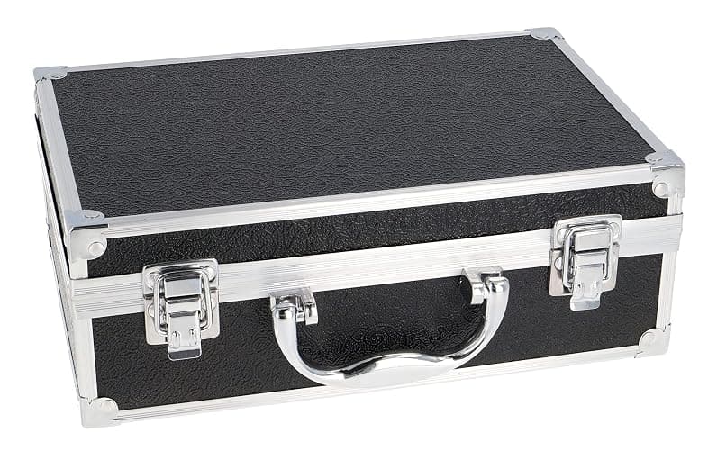 Love Urban Beauty Bliss Makeup Case Vegan Products – Complete Suitcase Eyeshadow, Blusher, Lipstick, Eyebrow Wax & Powder, Brushes Aluminum-Framed Organizer, Black, 1.0 count thumbnail 8