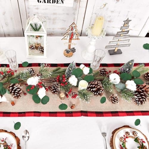 300+ Pcs Dried Real Eucalyptus Leaves, Rustic Boho Wedding Table Decor, 100% Natural Preserved Silver Dollar Eucalyptus Decor Green Leaves, Biodegradable Confetti for Weeding, DIY, Baby Shower, Cake1 thumbnail 4