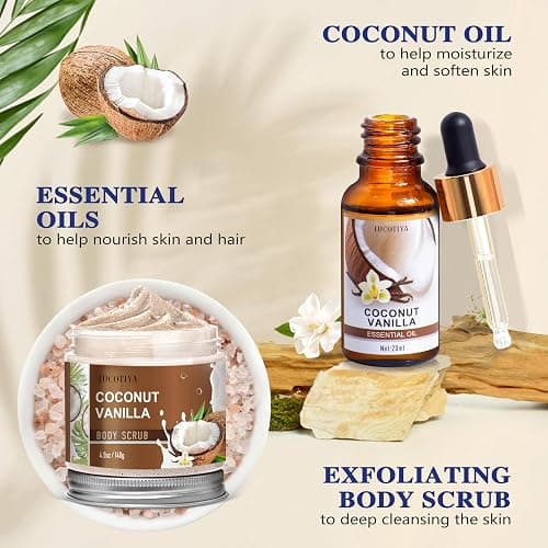 Gifts for Women, Birthday Gifts for Women, Bath and Body Gifts Set, Vanilla Coconut Spa Gift for Self Care,Thank you Relaxing Bath Sets for Mom, Grandma, Girlfriend, Sister, Friends thumbnail 3