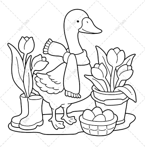 Animals: Relaxing Coloring Book for Adults & Teens Featuring Cute and Adorable Critters in Their Natural World thumbnail 7