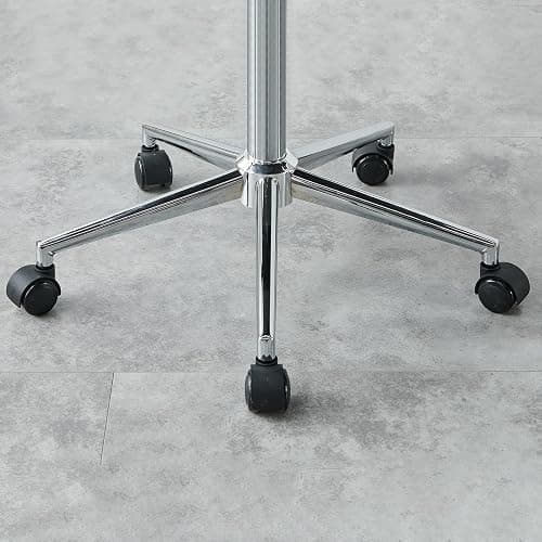 JaHECOME Bürostuhl aus Samt, höhenverstellbarer Konferenzstuhl, Drehbarer Computerstuhl mit Armlehne und Schaumstoffpolsterung für Home Office, Büro(1, Schwarz) thumbnail 9