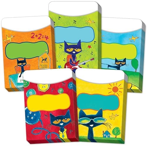 Edupress Pete The Cat Library Pockets - Multi-Pack (EP63923) - Image 1