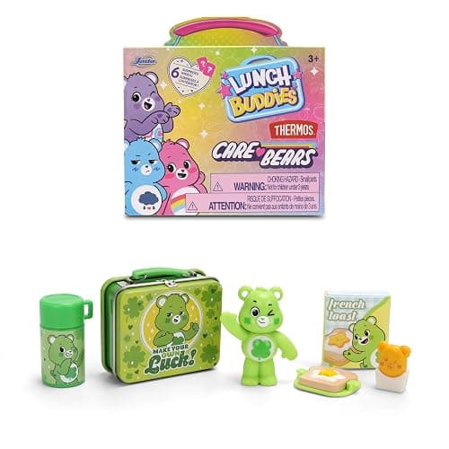 Jada Lunch Buddies – Collectible Mini Tin with Thermos, Figure & Food Accessories – 2-Inch Care Bears Toy – Care Bears & Friends – for Kids Ages 5+ (One Piece, Styles May Vary) thumbnail 7