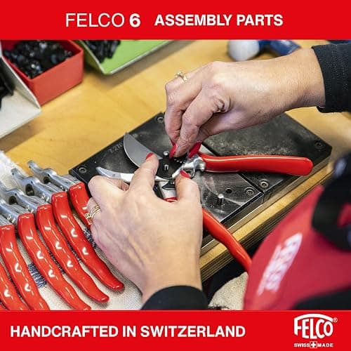 Felco F6 Pruning Shears – 7.7" Swiss-Made Garden Clippers for Medium Hands | Hand Pruners for Gardening | Garden Tool Cutter with Precision Bypass Blade, Forged Aluminum Handles, Replaceable Parts thumbnail 13