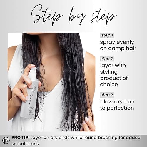 Kenra Platinum Blow-Dry Spray | Time-Saving Heat Protectant | Detangles, Smooths, and Softens | Eliminates Frizz & Resists Humidity | Medium To Coarse Hair thumbnail 5