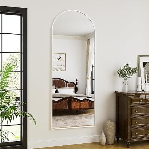 Floor Length Mirror 71"x26"(White) thumbnail 2