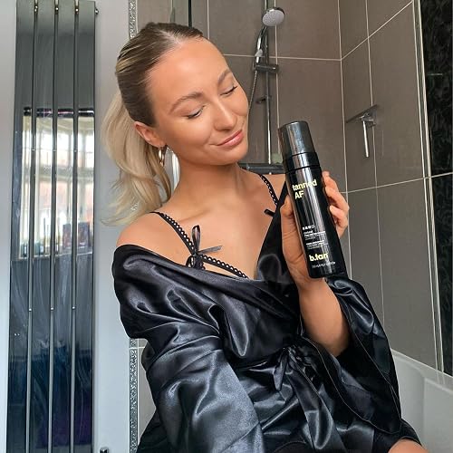 b.tan Dark Self Tanner Mousse | Get Tanned - Best, 1 Hour Express Sunless Tanning Foam, No Fake Tan Smell, Ultra Dark Bronzing Glow, Face & Body, Vegan, Cruelty Free, 6.7 Fl Oz thumbnail 7