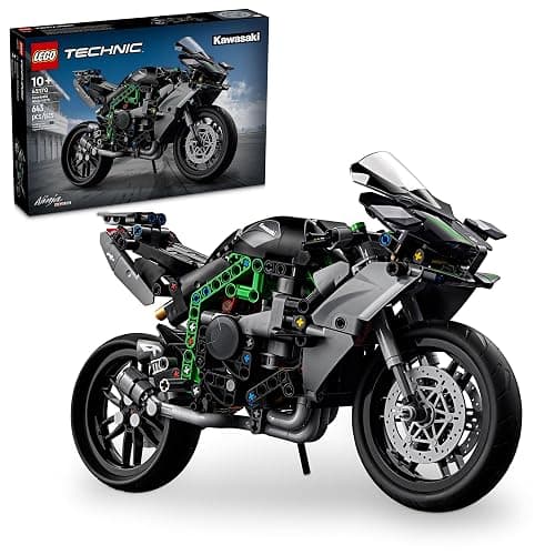LEGO Technic Kawasaki Ninja H2R Motorcycle Toy - Building Toys for Kids, Boys & Girls, Ages 10+ - Kickstand for Display - Model Kit Birthday Gift - 42170 - Image 1