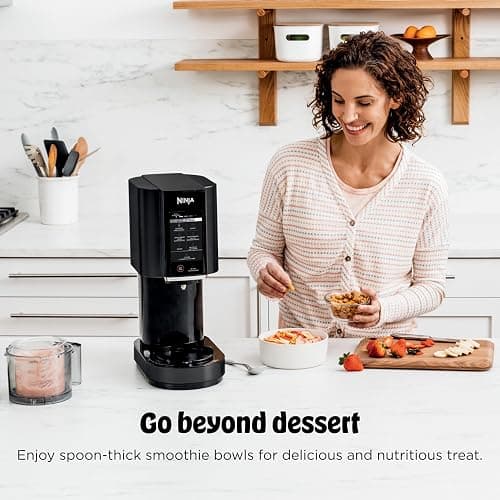 Ninja CREAMi Ice Cream Maker, 7 One-Touch Programs, Creamify Technology, Makes Ice Cream, Sorbet, Milkshakes & More, Customizable Frozen Treats, CN302CCO, (Canadian Version) thumbnail 3
