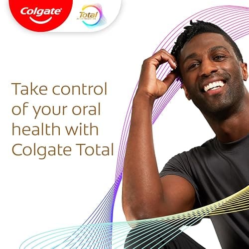 Colgate Total Clean Mint Toothpaste, 10 Benefits, No Trade-Offs, Freshens Breath, Whitens Teeth and Provides Sensitivity Relief, Clean Mint Flavor, 4 Pack, 5.1 Oz Tubes - 5.1 Ounce (Pack of 4) - Clean Mint thumbnail 9