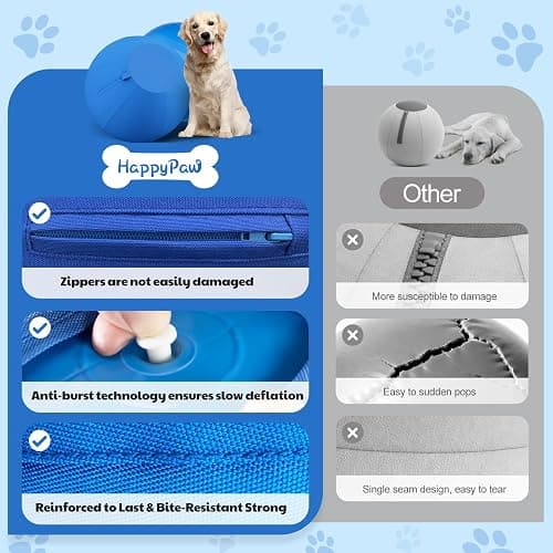 povee Happypaw 18'' Herding Ball for Dogs – Enhanced Chew Resistance & Heavy-Duty Material,Durable Dog Toy Agility Equipment for Australian Shepherds, Cattle, Border Collies, and Small/Medieum Breed thumbnail 6