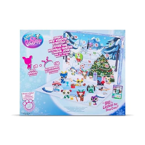 Littlest Pet Shop - Deluxe Holiday Calendar - Series 4 Advent Calendar -Gen 7 Authentic LPS Bobble Head Toy Figure, Collectible Toy Animal, Ages 4+ thumbnail 4