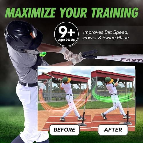 SWINGRAIL Baseball/Softball Swing Trainer Aid - Equipment for Batting and Hitting thumbnail 4