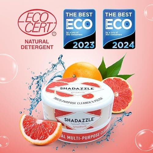 Shadazzle Natural All Purpose Cleaner and Polish – Eco friendly Multi-purpose Cleaning Product (1 Pack, Grapefruit) thumbnail 6