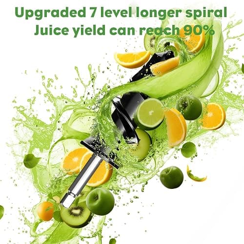 Heiolkako Masticating Juicer Attachment for KitchenAid Stand Mixer, Cold Press Juicer machines with Dual Feed Chute, Slow Masticating Juicer, Attachment for Kitchenaid Mixers thumbnail 4