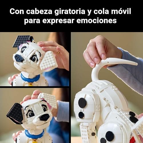 LEGO | Disney Cachorro de 101 Dálmatas - Maqueta para Construir para Adultos de Figura Articulada de Perro Interactivo - Se Transforma en 6 Perros Diferentes - Regalo para Mujeres y Hombres Fans 43269 thumbnail 7