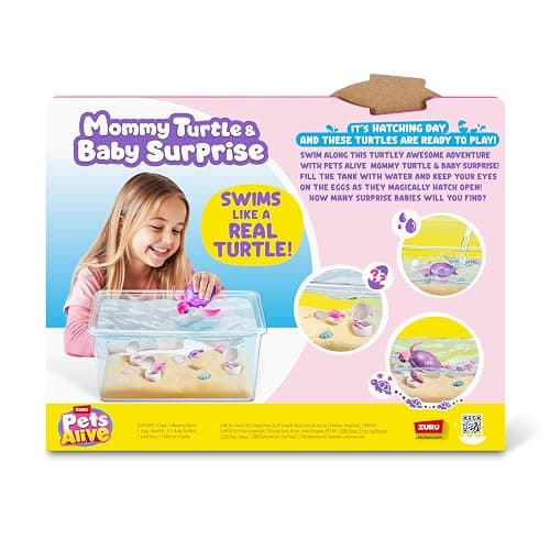 Pets Alive Mommy Turtle Surprise by ZURU, Robot Toy Pet Turtle thumbnail 9