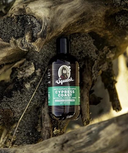 Dr. Squatch Cypress Coast Shampoo for Men - Keep Hair Looking Full, Healthy, Hydrated - Naturally Sourced and Moisturizing Men's Shampoo thumbnail 3