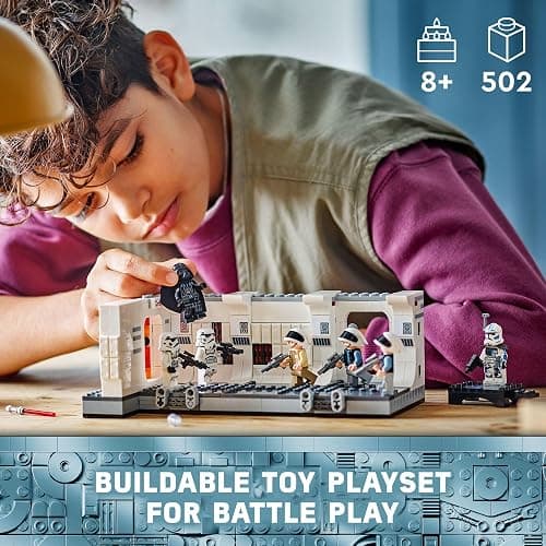 LEGO Star Wars: A New Hope Boarding The Tantive IV Fantasy Toy, Collectible Star Wars Toy with Exclusive 25th Anniversary Minifigure Clone Trooper Fives, Gift Idea for Kids Ages 8 and Up, 75387 thumbnail 2