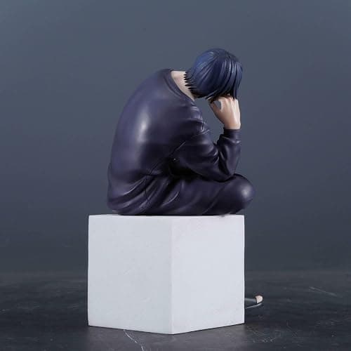 Puruuige Fushiguro Toji Figure Anime Figure PVC Anime Sitting Pose Figurine Desktop Decoration thumbnail 4