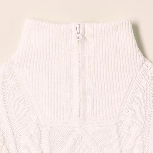 Amazon Essentials Boys and Toddlers' Quarter-Zip Cable-Knit Relaxed-Fit Sweater thumbnail 3
