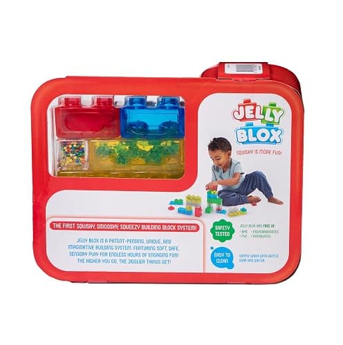 Goliath Jelly Blox Creative Kit | Includes 20 Blocks | Toddler & Preschool Building Blocks Kids Can Squeeze, Stretch, Squish | MESH ACCREDITED | Safety Tested & Ouch-Free | Sensory Play Toy Ages 2+ thumbnail 5