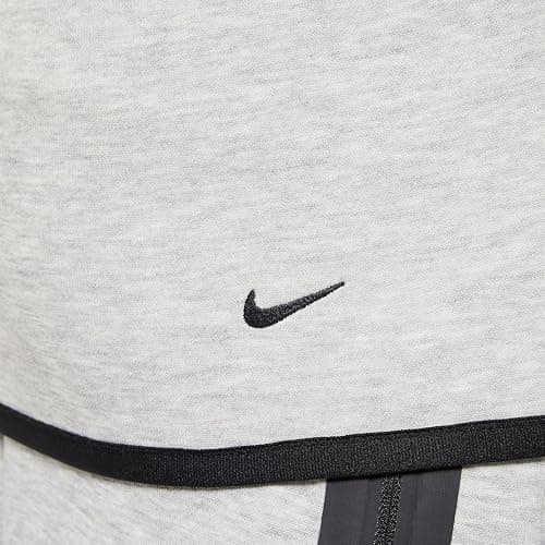 Nike Sportswear Tech Fleece Big Kids' Full-Zip Hoodie (HV5867-063, Dark Grey Heather/Dark Grey Heather/) Size Medium thumbnail 7