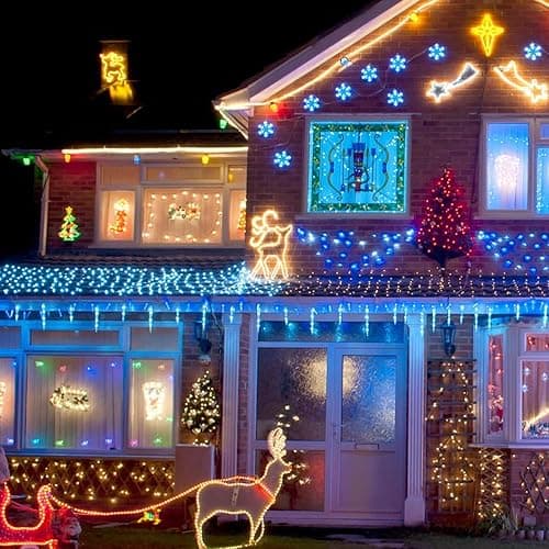 TW SHINE Warm White Christmas Lights Outdoor, 20FT 100 Count Incandescent Christmas Light Indoor, Waterproof Christmas Tree String Lights for Xmas Decorations thumbnail 2