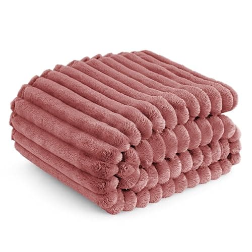 Bedsure GentleSoft Dusty Pink Twin XL Blanket for Bed - Cozy Soft Blankets for Women, Cute Small Fleece Throws for Girls, Birthday Gifts for Women Decor Gifts for Mom, 66x90 Inches - Image 1