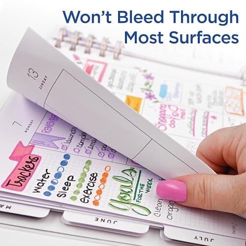 Zebra Pen CLiCKART Retractable Felt Tip Pen, Assorted Light Ink Colors, 0.6mm Fine Point, Moisture Absorbing to Prevent Drying Out, No Bleed, Ideal for Journaling, Drawing and Writing, 12-Pack (69712) thumbnail 5