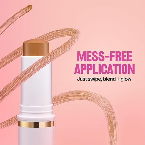 Revlon Glimmer Tinted Moisturizer Stick for Face, Lightweight Foundation, Hydrating Skincare-Infused Makeup, 140 140, 0.31 oz thumbnail 6