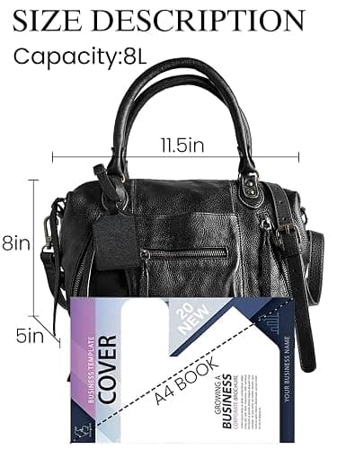 WINSASI Women Mini Tote Bags (8 L) City Bags Tote Bag Purse Vegan Leather Hobo Handbags With Adjustable Dual Straps thumbnail 3