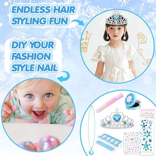 INNOCHEER Kids Makeup Kit for Girl Toys, Frozen Toys for Girls Makeup Kit, Washable Make Up for Kids Double Layer, Frozen Makeup for Little Girls, Gifts Toys for 3 4 5 6 7 8 9 10 11 12+ Year Old Girls thumbnail 6