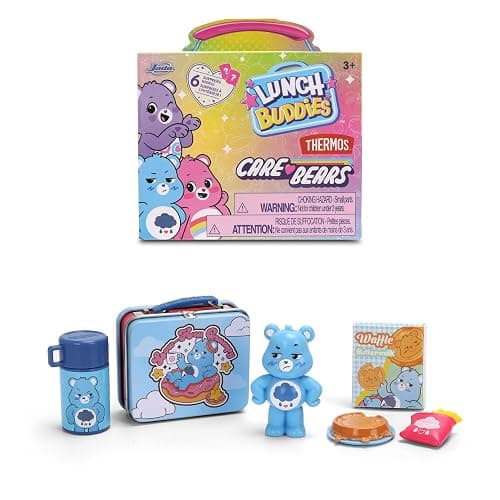 Jada Lunch Buddies – Collectible Mini Tin with Thermos, Figure & Food Accessories – 2-Inch Care Bears Toy – Care Bears & Friends – for Kids Ages 5+ (One Piece, Styles May Vary) thumbnail 8